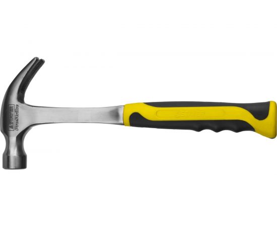 Цельнометаллический молоток-гвоздодер с двухкомпонентной рукояткой 450г Stayer PROFESSIONAL 2025-450 – изображение 4