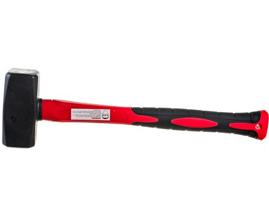 Кувалда MATRIX 2 кг, фибергласовая обрезиненная рукоятка 380 мм 10974 – изображение 4