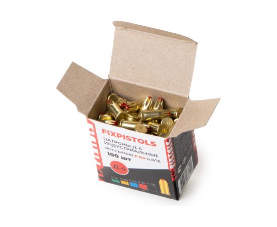 Патрон FIXPISTOLS F-D4 красный 6.8/18 100 шт. 1-1-2-6091 – изображение 4