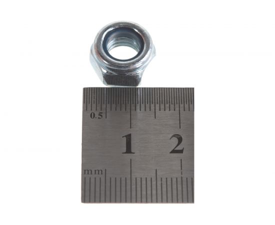 Гайка М8 со стопорным кольцом Саморезик оцинк. DIN 985 130 шт DIN985-М8-130 – изображение 5