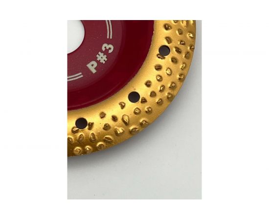 Диск обдирочно-шлифовальный по дереву и другим материалам закруглённый Round № 3 MEDIUM 125х22.2 мм Альфадиск 7079 – изображение 5