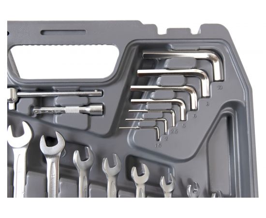 Набор инструмента 1/2 Dr и 1/4 Dr 77 предметов KRAFT KT 700304 – изображение 7