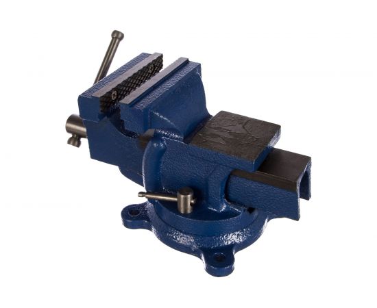 Слесарные тиски GRIFF 100 мм, поворотные, стальные, с наковальней 5 кг g164004 