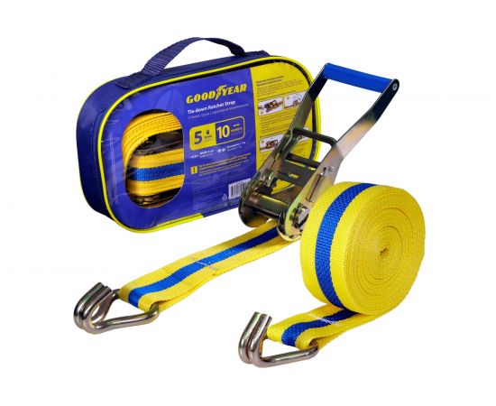 Стяжка груза с храповым механизмом Goodyear 5 т, 10 м GY005207 