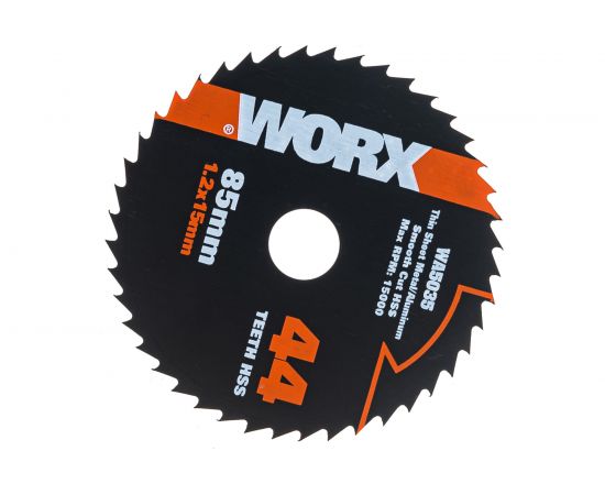Пильный диск по металлу (44T; 85х1.2х15 мм) WORX WA5035 