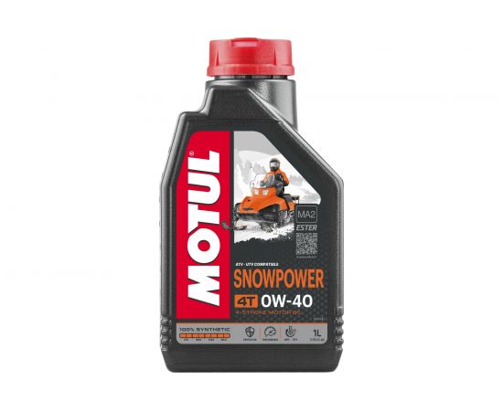 Масло для снегоходов Snowpower 4T 0W40 1 л MOTUL 105891 