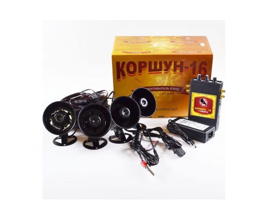 Биоакустический отпугиватель птиц Коршун Korshun-16 от мелких и врановых птиц 18 