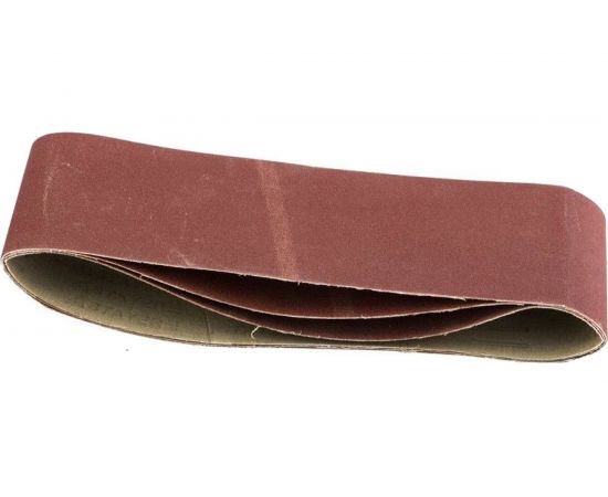 Шлифовальная универсальная бесконечная лента STAYER на тканевой основе для ЛШМ P120 100x610 мм 3 шт. 35443-120 