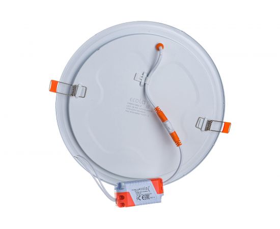 Встраиваемый светильник Ecola LED downlight Круглый даунлайт с драйвером 18W 220V 4200K 225x20 DRRV18ELC – изображение 2