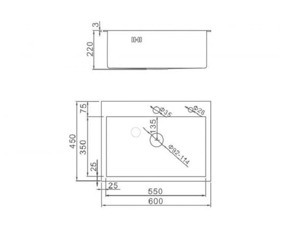Кухонная мойка из нержавеющей стали Gerhans K36045 – изображение 2