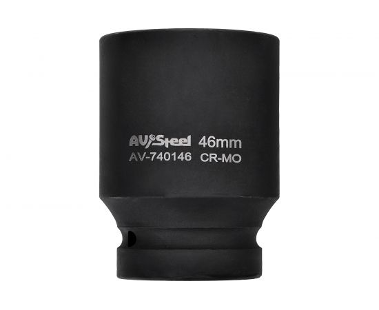 Головка ударная шестигранная удлиненная (46 мм; 1DR) AV Steel AV-740146 – изображение 2