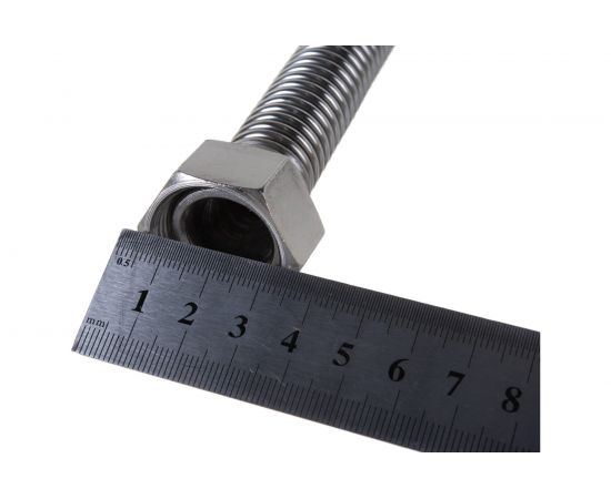 Сильфонная подводка для газа Kensudo 3/4" 100 см, внутренняя/внутренняя 26690 – изображение 2