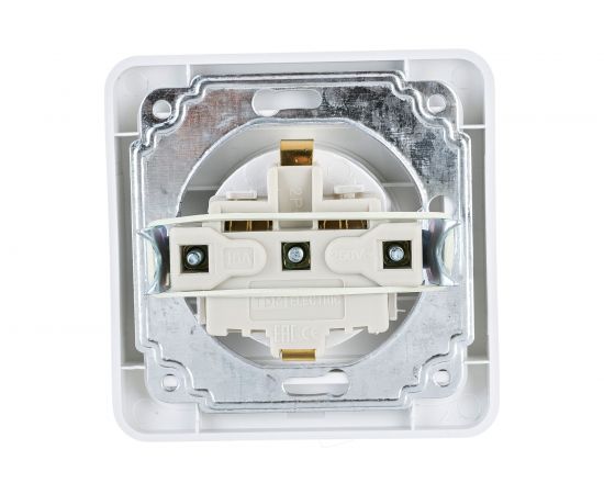 Розетка, белая 2П+З 16А TDM Валдай SQ1804-0008 – изображение 3