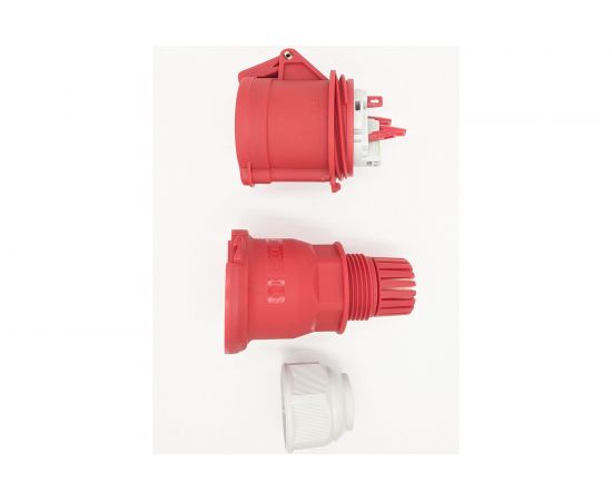 Кабельная розетка Bals 32A, 4p, 6h, 400V, IP44, Quick-Connect 1 шт. 3142-b – изображение 3