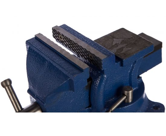 Слесарные тиски GRIFF 100 мм, поворотные, стальные, с наковальней 5 кг g164004 – изображение 3