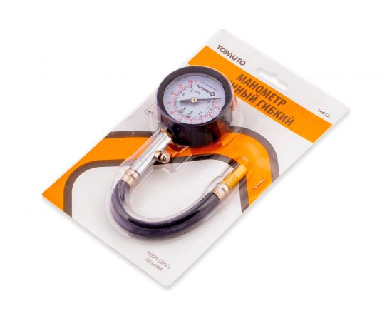 Шинный манометр TOPAUTO гибкий 14612 – изображение 3