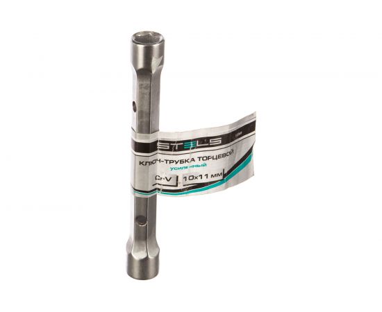 Торцевой усиленный ключ-трубка 10х11мм, CrV STELS 13769 – изображение 3