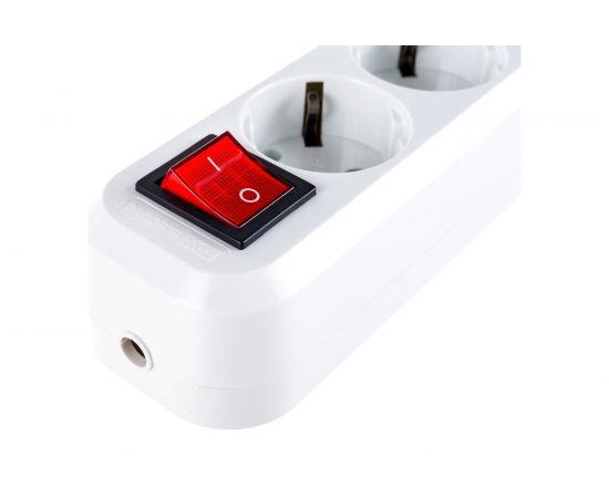 Розеточная колодка TDM 4 гнезда c выключателем 16А белая SQ1806-0018 – изображение 4