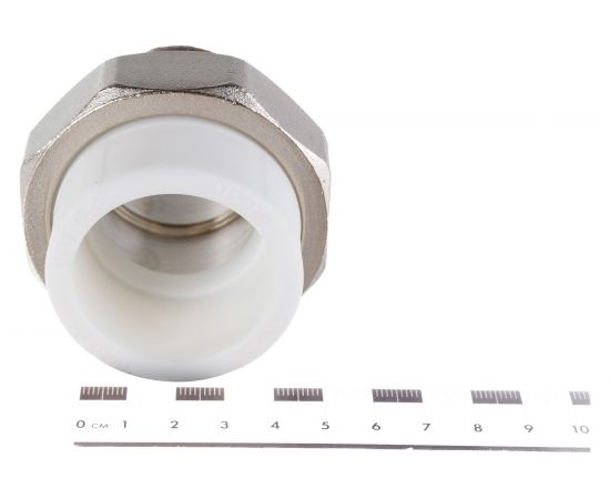 Комбинированная муфта VALFEX PP-R белая, разъем 40х1 1/4 дюйма НР 10156032 127-0229 – изображение 4