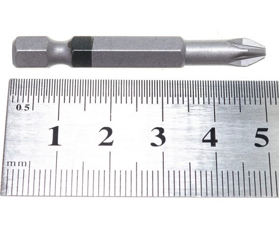Бита PZ2-ЧЁРН.-1/4ZO-L50MM (PZ2, 50 мм) WURTH 0614176660090 – изображение 4