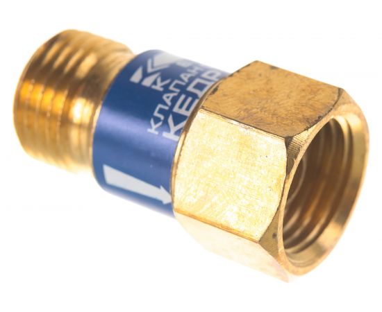 Клапан обратный на вход резака/горелки КО-3К (кислород; М16х1.5) КЕДР 8007050 – изображение 4