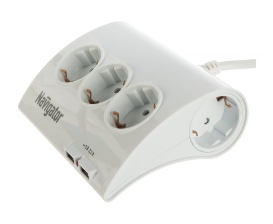 Удлинитель Navigator, NPE-USB-05-180-ESC-3X1.0 71544 – изображение 5