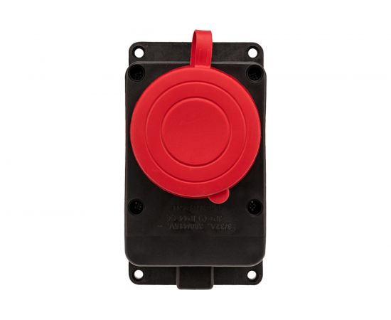 Влагозащищенная настенная розетка REXANT с крышкой, 3Р+РЕ, 32 А IP44 каучук 111-007 – изображение 10