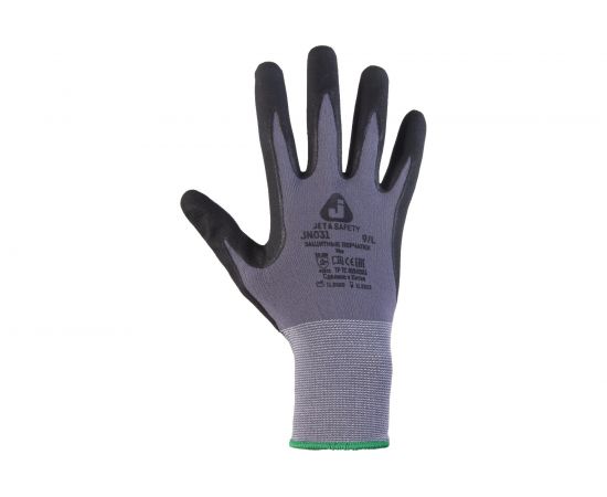 Перчатки с микронитриловым покрытием Jeta Safety JN031-Xl 