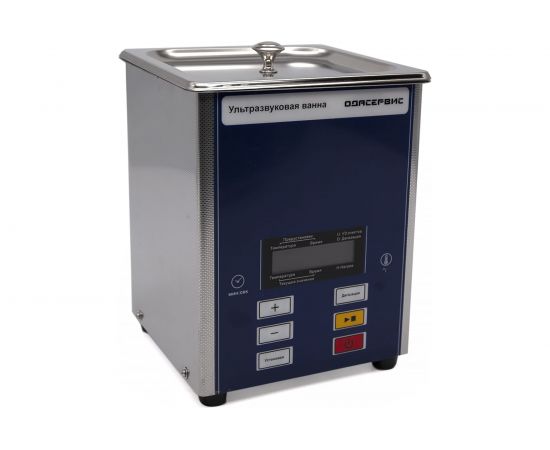Ультразвуковая ванна с ЖК дисплеем, функциями подогрева и дегазации, 1.3 л ОДА Сервис ODA-LD13 