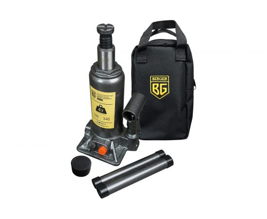 Бутылочный гидравлический домкрат Berger BG 4т. БОКСБЕРГ BG1270 