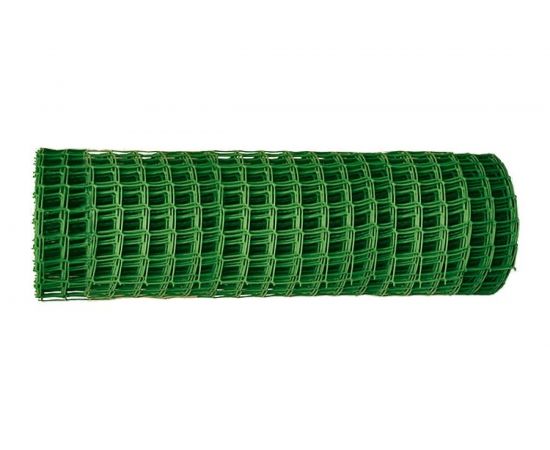 Заборная решетка в рулоне Россия 2x25 м, ячейка 25x30 мм, хаки 64545 