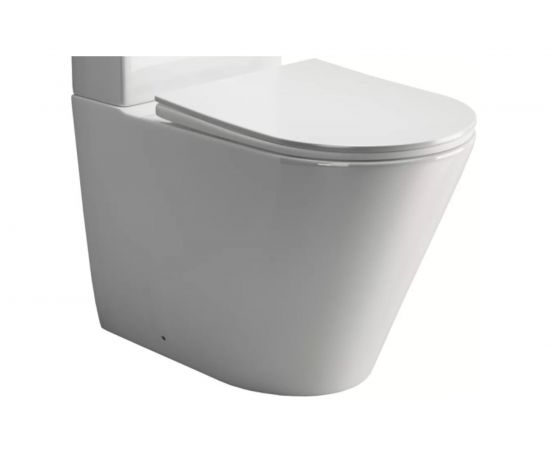 Напольная пристенная чаша унитаза Ceramica Nova HIGHLIGHT Rimless CN1802-B 