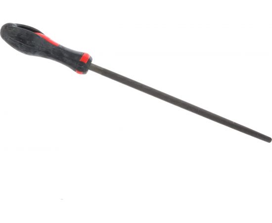 Круглый напильник с ручкой PVC (250 мм, насечка №3 мелкая) BAUM 3743250 