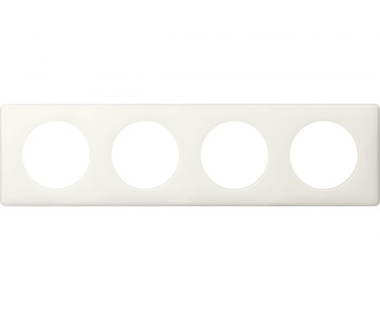 Рамка Legrand Celiane Белый глянец 4-я 066634 