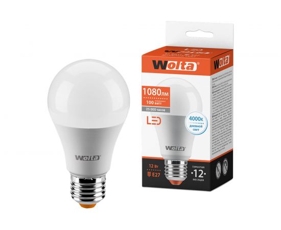 Лампа WOLTA LED 25S60BL12E27 