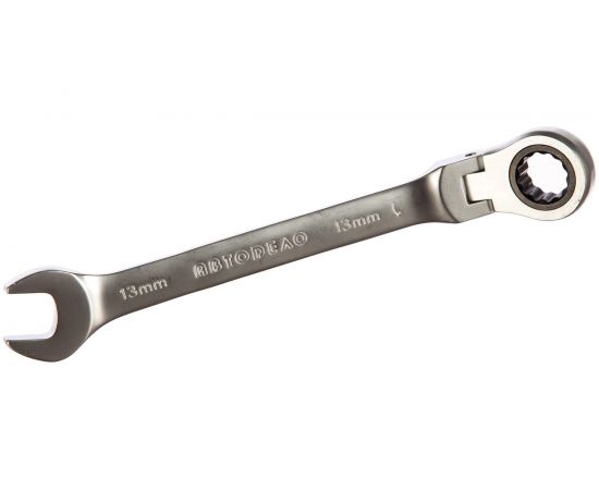 Комбинированный трещоточный шарнирный ключ 13х13 АвтоDело 30213 10116 