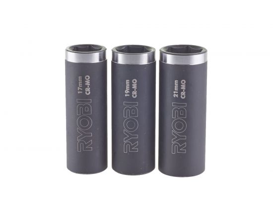 Набор торцевых головок RAKPISOC3 (3 шт; 17,19,21 мм; 1/2) Ryobi 5132004520 