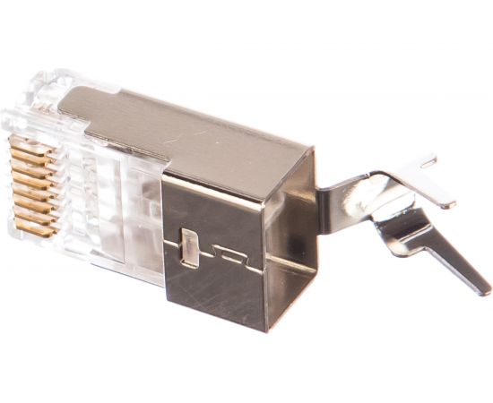 Коннектор RJ-45 TWT FTP 8P8C категория 6А, экранированный, универсальный, со вставкой PL45/S-8P8C-6A – изображение 2