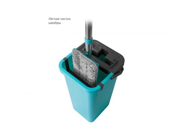 Швабра и ведро MILEY MAGIC FLAT MOP с отжимом 100-120 – изображение 2