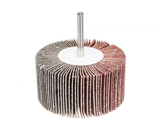 Круг шлифовальный веерный лепестковый МАСТЕР тип КЛО (40х80 мм; P60) Зубр 36604-060 – изображение 2