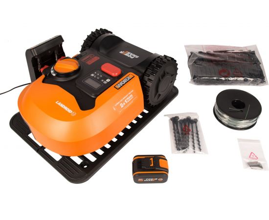 Роботизированная газонокосилка WORX Landroid M 700 кв.м WR142E – изображение 2