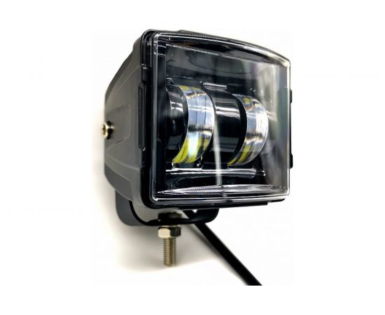 Светодиодная фара Вымпел WL-530 кв. мет. корп., LENS, 2 LED, 30W 5206 – изображение 2