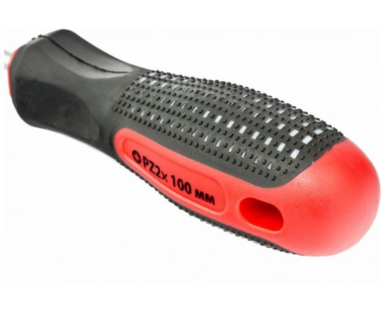 Отвертка PZ2x100мм, CrV, 3-х компонентная рукоятка ""anti slip"" MATRIX Fusion 11403 – изображение 3