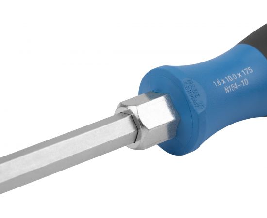 Отвертка шлицевая 10х175 мм NORGAU N154-10, 062011100 – изображение 4