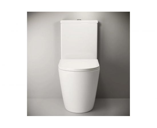 Напольная пристенная чаша унитаза Ceramica Nova HIGHLIGHT Rimless CN1802-B – изображение 4