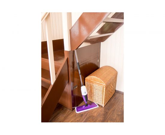 Швабра для влажной уборки поверхностей ФЕЯ ПОРЯДКА SMP-824 фиолетовая, с распылителем 4606400626244 – изображение 4