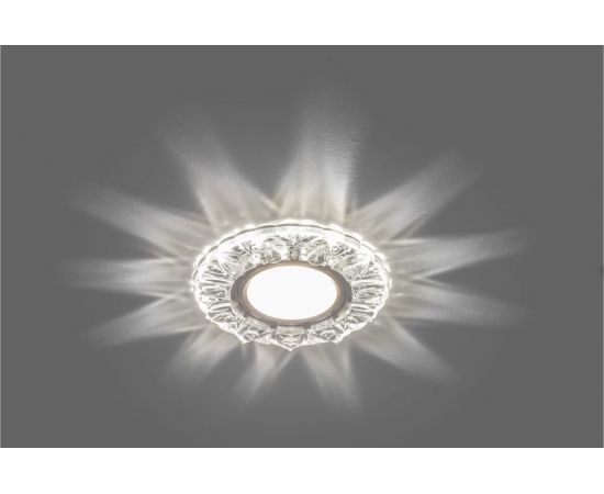 Встраиваемый потолочный светильник FERON со светодиод подсветкой, прозрач, хром, CD908 28891 – изображение 4