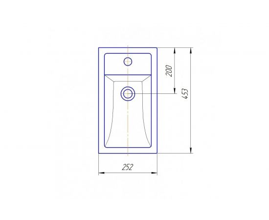 Умывальник KIROVIT Фостер 450 30637 – изображение 4