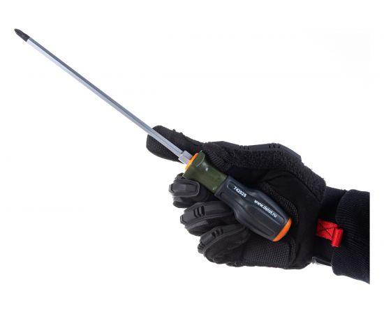 Крестовая отвертка Дело Техники усиленная, с трехкомпонентной рукояткой PH2×200 мм 742028 – изображение 5