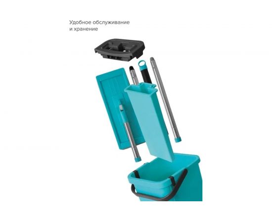 Швабра и ведро MILEY MAGIC FLAT MOP с отжимом 100-120 – изображение 6